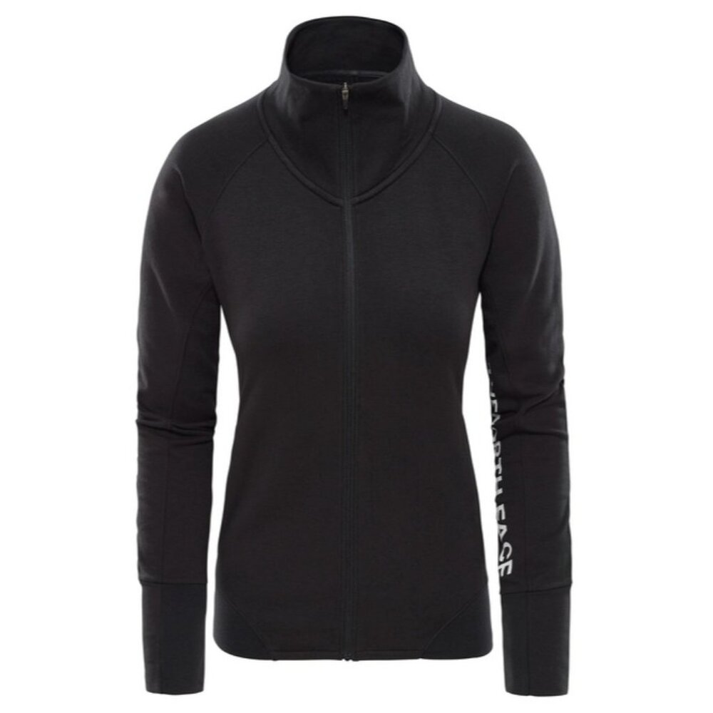 THE NORTH FACE Train N Logo Full Zip Jacket Black Women's Size Medium - Picture 4 of 10